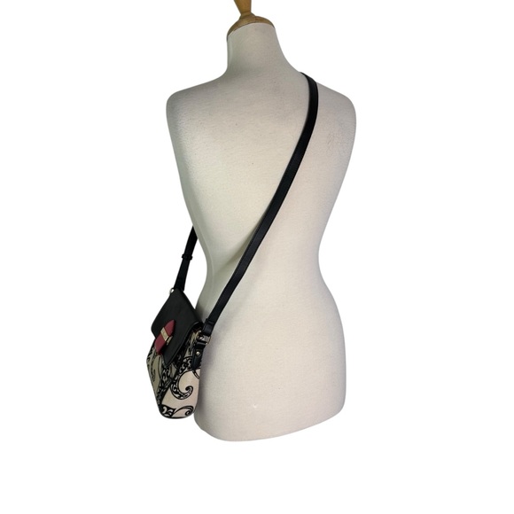 SPARTINA 449 Daufuskie Island Strachan Tulip Linen Leather Crossbody Bag - Picture 7 of 16